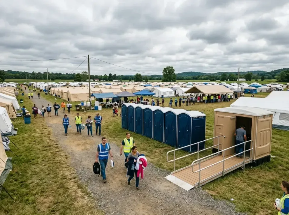disaster-relief-camp-restrooms-010 — frequently asked questions, Dumpster & Portable Bathrooms Rental in West Hollywood, CA